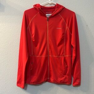 Columbia pink quarter zip hoodie size small